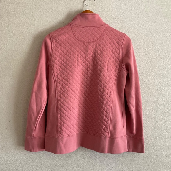 L.L. Bean Women's Quilted Full-Zip Sweatshirt - Picture 6 of 11